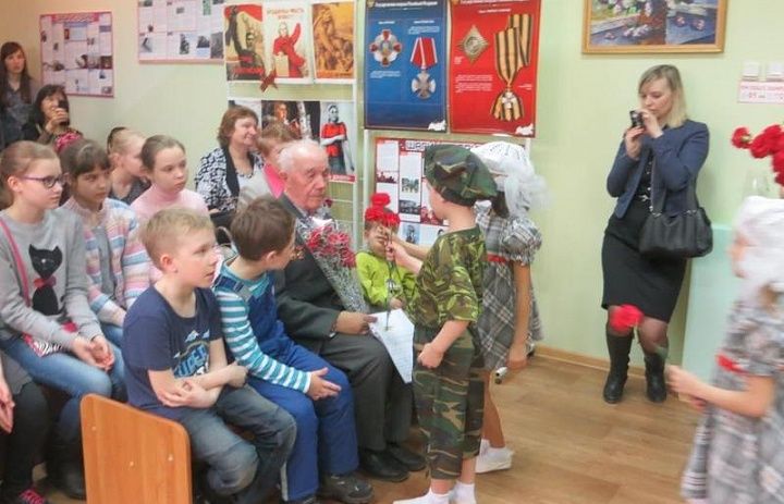 Школьники встретились с ветераном Великой Отечественной войны