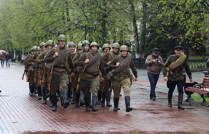 Состоялось театрализованное шествие «Марш Победителей», посвященное 70-летию Победы в Великой Отечественной войне 