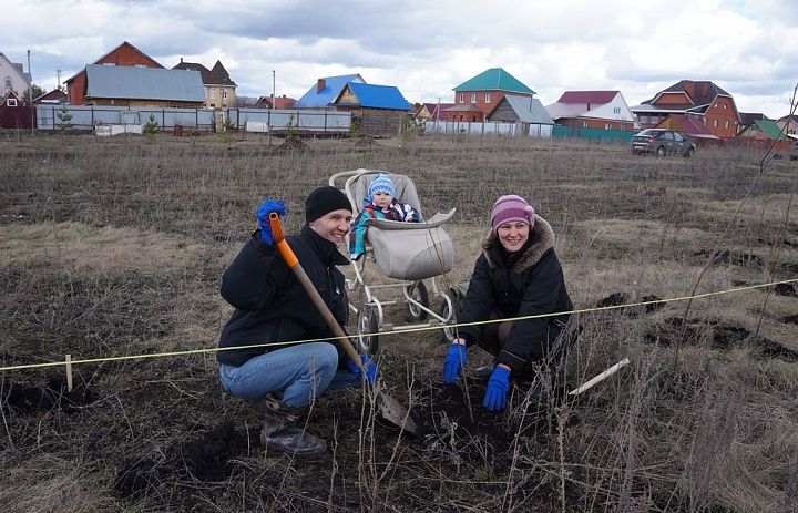 В Уфе в честь 70-летия Победы в Великой Отечественной войне высадили 1000 деревьев