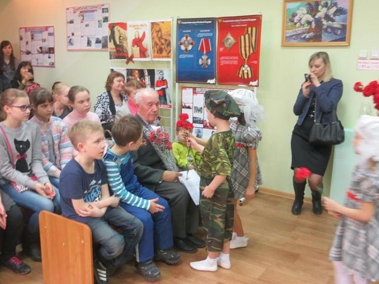 Школьники встретились с ветераном Великой Отечественной войны