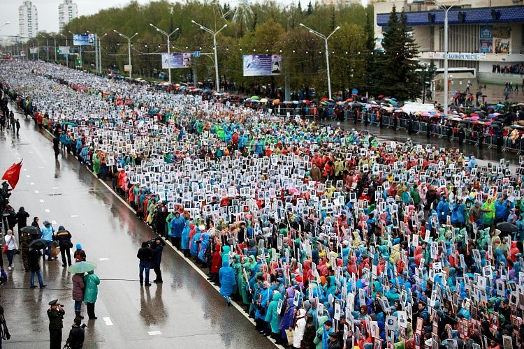 Патриотическая акция «Бессмертный полк» состоялась в Уфе