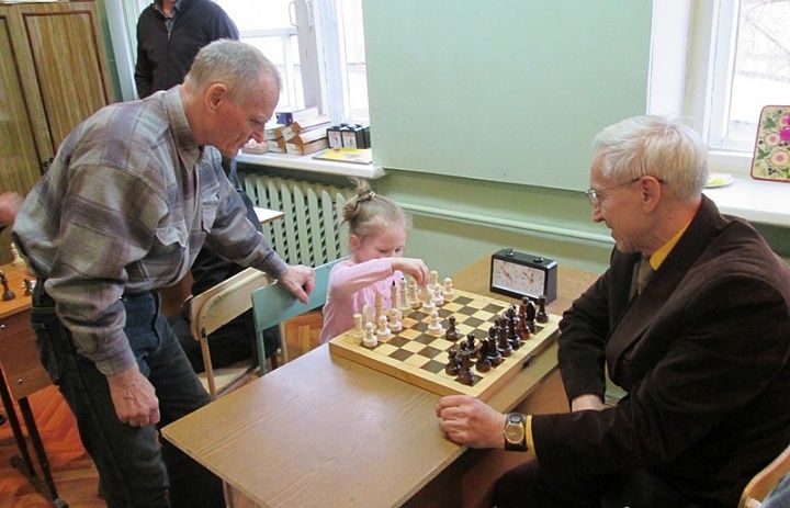 Прошел шахматный турнир среди ветеранов